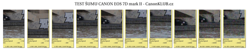 Test šumu a recenze Canon EOS 7D mark II