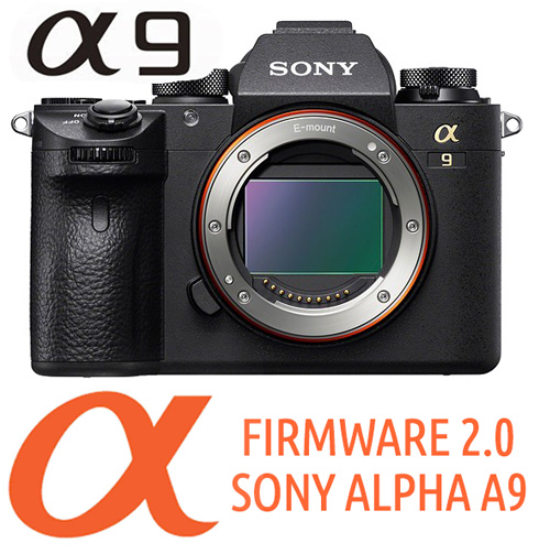 SONY Alpha A9 nový firmware 2.0