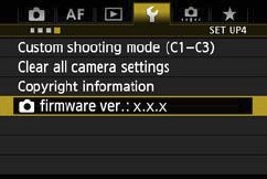 Firmware Canon EOS 5D Mark III